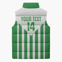 Weymouth Barbados Football Custom Sleeveless Puffer Jacket Come On Wales - Wonder Print Shop