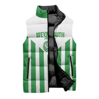 Weymouth Barbados Football Custom Sleeveless Puffer Jacket Come On Wales - Wonder Print Shop