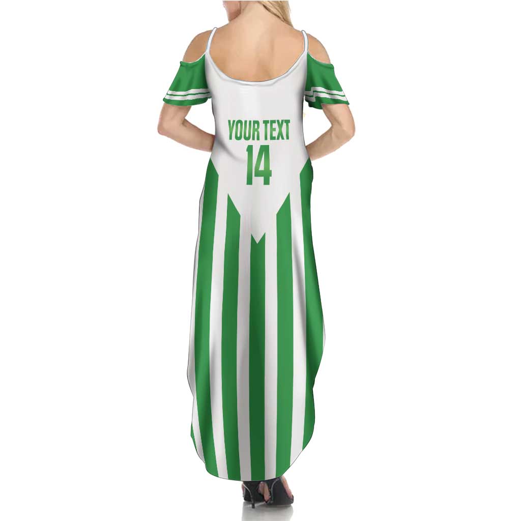 Weymouth Barbados Football Custom Summer Maxi Dress Come On Wales - Wonder Print Shop