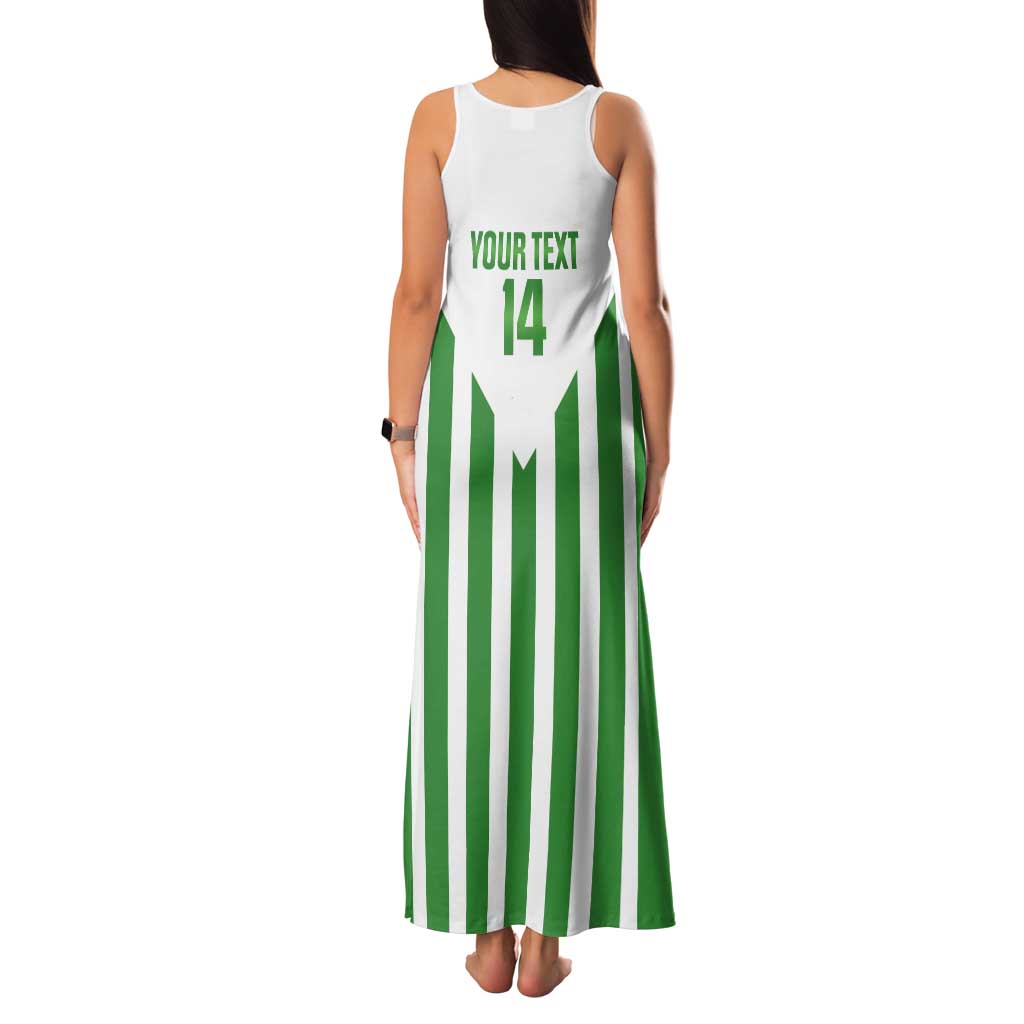 Weymouth Barbados Football Custom Tank Maxi Dress Come On Wales - Wonder Print Shop