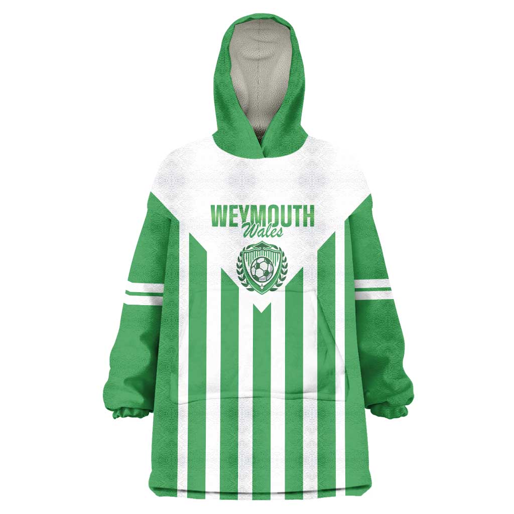 Weymouth Barbados Football Custom Wearable Blanket Hoodie Come On Wales - Wonder Print Shop