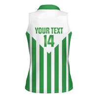 Weymouth Barbados Football Custom Women Sleeveless Polo Shirt Come On Wales - Wonder Print Shop