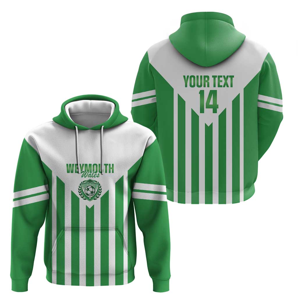 Weymouth Barbados Football Custom Zip Hoodie Come On Wales - Wonder Print Shop