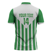 Weymouth Barbados Football Custom Zipper Polo Shirt Come On Wales - Wonder Print Shop