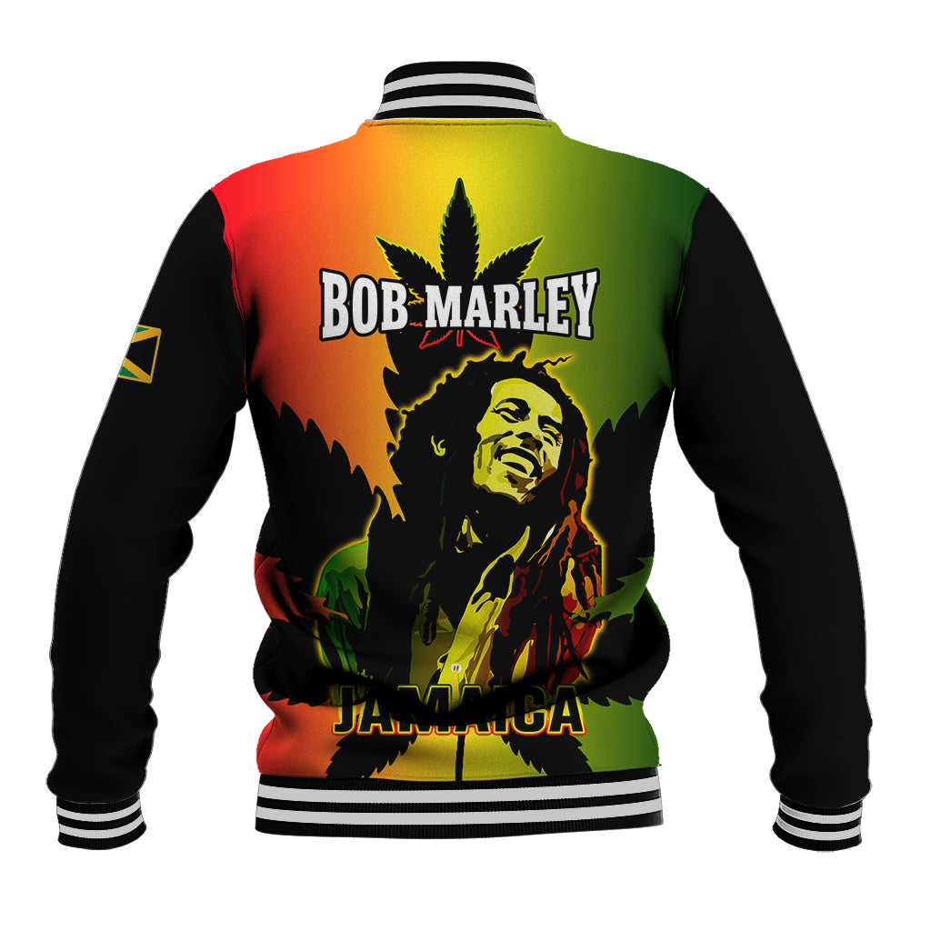Jamaica Legend Bob Baseball Jacket The King Of Reggae - Wonder Print Shop