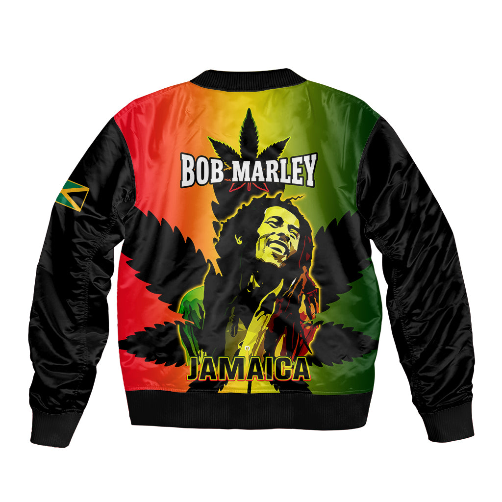 Jamaica Legend Bob Bomber Jacket The King Of Reggae - Wonder Print Shop