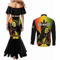 jamaica-bob-marley-couples-matching-mermaid-dress-and-long-sleeve-button-shirts-the-king-of-reggae