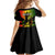Jamaica Legend Bob Family Matching Off Shoulder Maxi Dress and Hawaiian Shirt The King Of Reggae - Wonder Print Shop