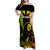 Jamaica Legend Bob Family Matching Off Shoulder Maxi Dress and Hawaiian Shirt The King Of Reggae - Wonder Print Shop