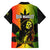 Jamaica Legend Bob Family Matching Off Shoulder Maxi Dress and Hawaiian Shirt The King Of Reggae - Wonder Print Shop