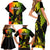 Jamaica Legend Bob Family Matching Short Sleeve Bodycon Dress and Hawaiian Shirt The King Of Reggae - Wonder Print Shop