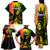 Jamaica Legend Bob Family Matching Tank Maxi Dress and Hawaiian Shirt The King Of Reggae - Wonder Print Shop