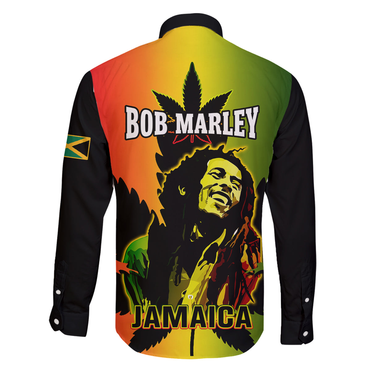 Jamaica Legend Bob Family Matching Tank Maxi Dress and Hawaiian Shirt The King Of Reggae - Wonder Print Shop
