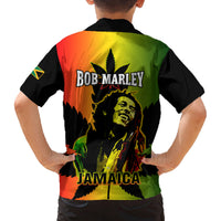 Jamaica Legend Bob Kid Hawaiian Shirt The King Of Reggae - Wonder Print Shop