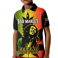 Jamaica Legend Bob Kid Polo Shirt The King Of Reggae - Wonder Print Shop
