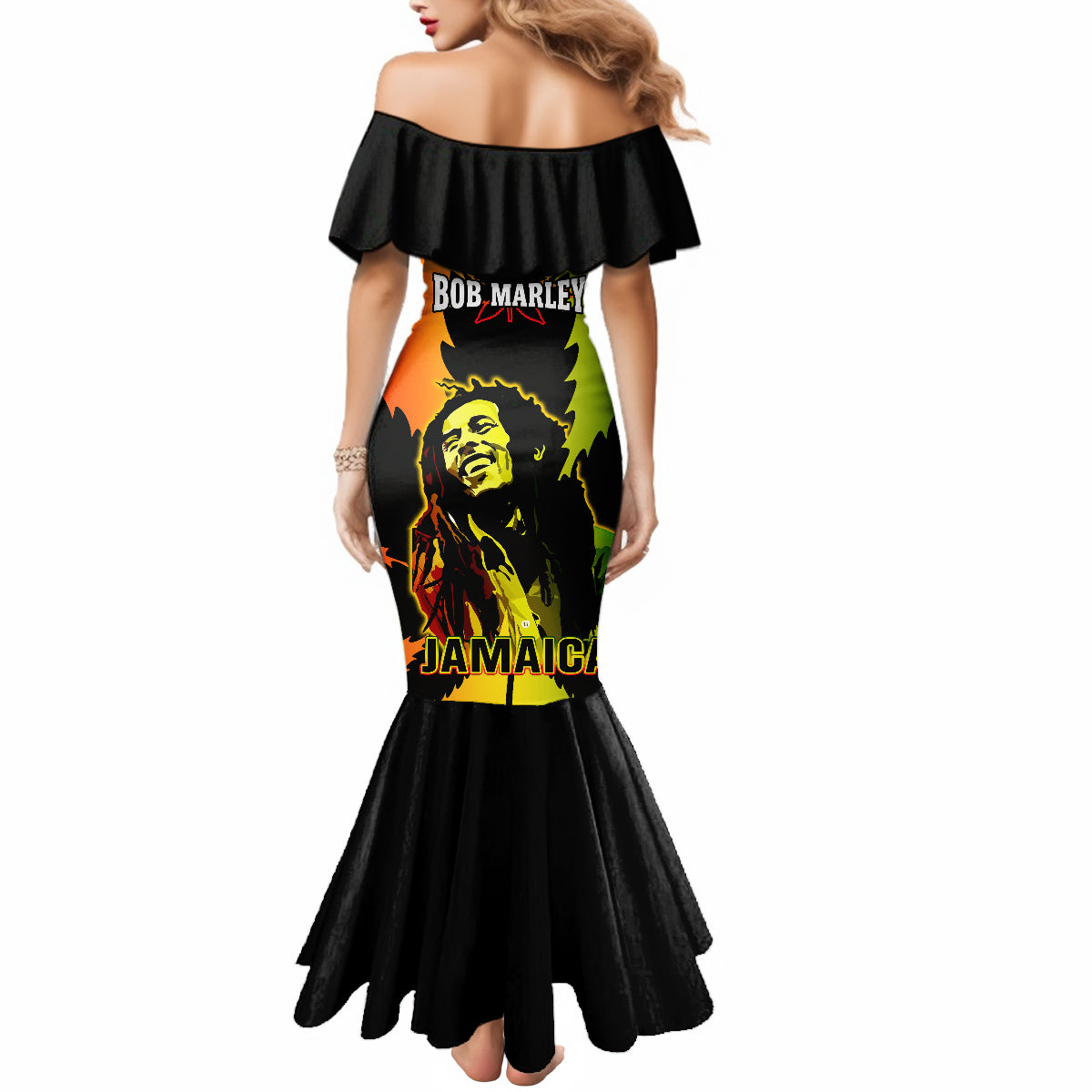 Jamaica Legend Bob Mermaid Dress The King Of Reggae - Wonder Print Shop