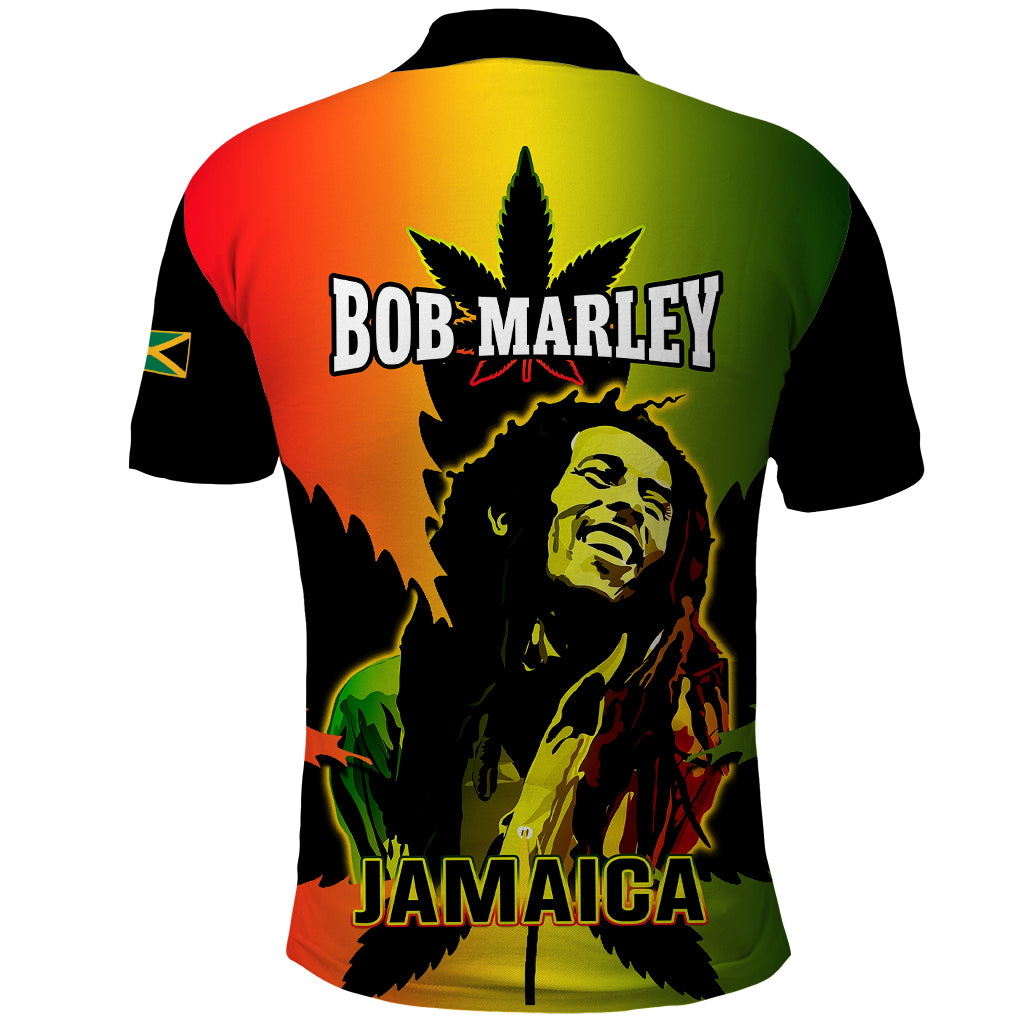 Jamaica Legend Bob Polo Shirt The King Of Reggae - Wonder Print Shop