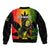 Jamaica Legend Bob Sleeve Zip Bomber Jacket The King Of Reggae - Wonder Print Shop