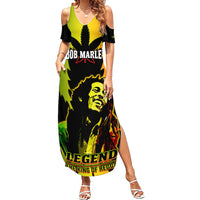 Jamaica Legend Bob Summer Maxi Dress The King Of Reggae - Wonder Print Shop