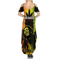 Jamaica Legend Bob Summer Maxi Dress The King Of Reggae - Wonder Print Shop