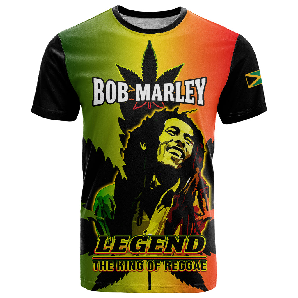 Jamaica Legend Bob T Shirt The King Of Reggae - Wonder Print Shop