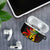 Jamaica Legend Bob AirPods Case Lion With Cannabis Leaf Pattern - Wonder Print Shop