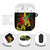 Jamaica Legend Bob AirPods Case Lion With Cannabis Leaf Pattern - Wonder Print Shop