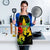Jamaica Legend Bob Apron Lion With Cannabis Leaf Pattern - Wonder Print Shop