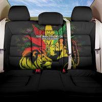 Jamaica Legend Bob Back Car Seat Cover Lion With Cannabis Leaf Pattern - Wonder Print Shop