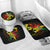 Jamaica Legend Bob Bathroom Set Lion With Cannabis Leaf Pattern - Wonder Print Shop