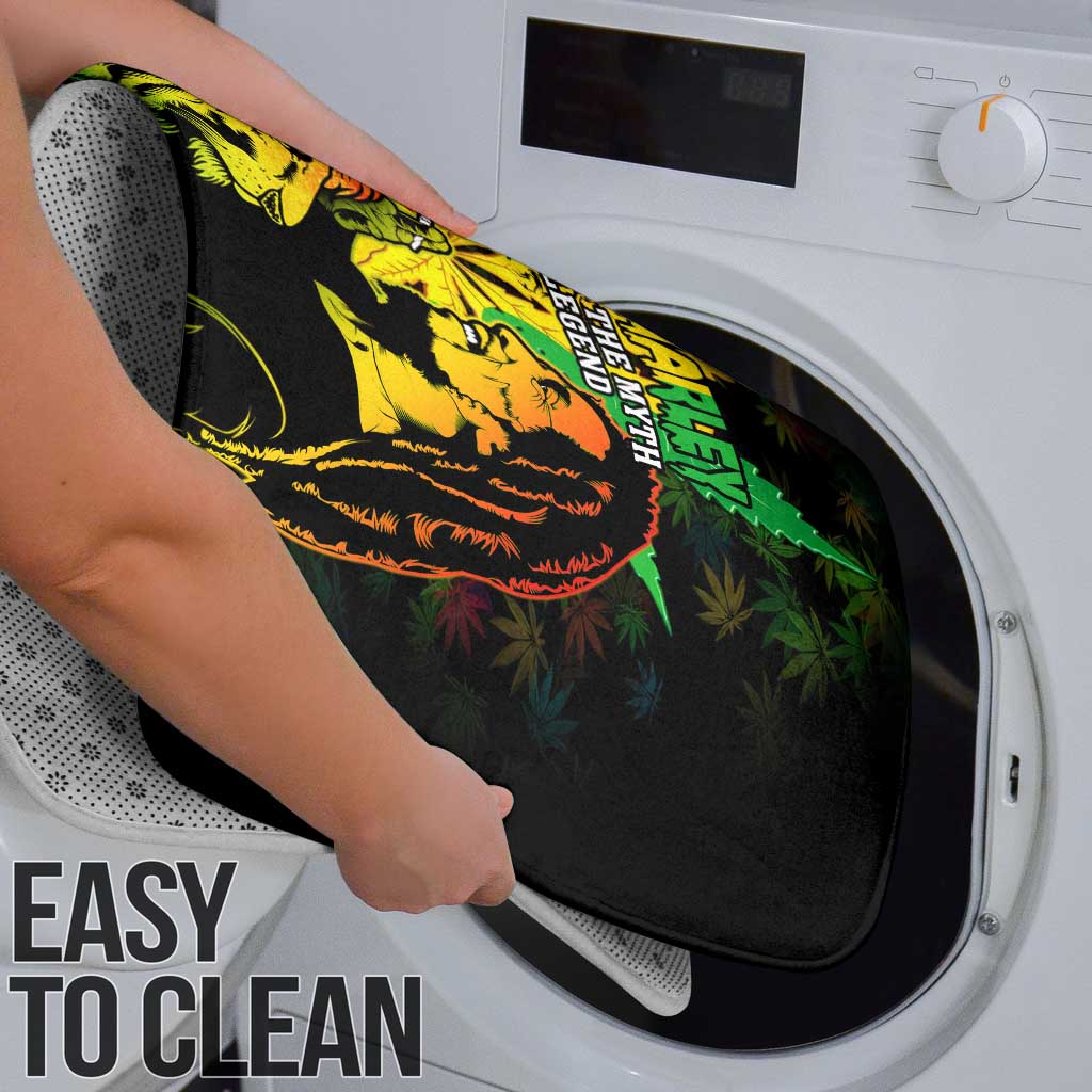 Jamaica Legend Bob Bathroom Set Lion With Cannabis Leaf Pattern - Wonder Print Shop