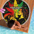 Jamaica Legend Bob Beach Blanket Lion With Cannabis Leaf Pattern - Wonder Print Shop