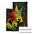 Jamaica Legend Bob Blanket Lion With Cannabis Leaf Pattern - Wonder Print Shop