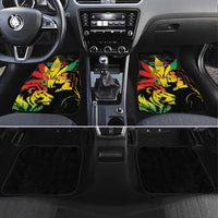 Jamaica Legend Bob Car Mats Lion With Cannabis Leaf Pattern - Wonder Print Shop