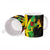 Jamaica Legend Bob Ceramic Mug Lion With Cannabis Leaf Pattern - Wonder Print Shop