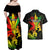 Jamaica Legend Bob Couples Matching Off Shoulder Maxi Dress and Hawaiian Shirt Lion With Cannabis Leaf Pattern - Wonder Print Shop