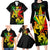 Jamaica Legend Bob Family Matching Long Sleeve Bodycon Dress and Hawaiian Shirt Lion With Cannabis Leaf Pattern - Wonder Print Shop
