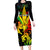 Jamaica Legend Bob Family Matching Long Sleeve Bodycon Dress and Hawaiian Shirt Lion With Cannabis Leaf Pattern - Wonder Print Shop