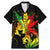 Jamaica Legend Bob Family Matching Mermaid Dress and Hawaiian Shirt Lion With Cannabis Leaf Pattern LT14