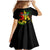 Jamaica Legend Bob Family Matching Mermaid Dress and Hawaiian Shirt Lion With Cannabis Leaf Pattern - Wonder Print Shop