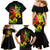 Jamaica Legend Bob Family Matching Mermaid Dress and Hawaiian Shirt Lion With Cannabis Leaf Pattern - Wonder Print Shop