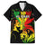 Jamaica Legend Bob Family Matching Off Shoulder Maxi Dress and Hawaiian Shirt Lion With Cannabis Leaf Pattern - Wonder Print Shop