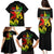 Jamaica Legend Bob Family Matching Puletasi Dress and Hawaiian Shirt Lion With Cannabis Leaf Pattern - Wonder Print Shop