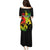 Jamaica Legend Bob Family Matching Puletasi Dress and Hawaiian Shirt Lion With Cannabis Leaf Pattern - Wonder Print Shop