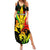 Jamaica Legend Bob Family Matching Summer Maxi Dress and Hawaiian Shirt Lion With Cannabis Leaf Pattern - Wonder Print Shop