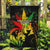 Jamaica Legend Bob Garden Flag Lion With Cannabis Leaf Pattern - Wonder Print Shop
