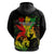 Jamaica Legend Bob Hoodie Lion With Cannabis Leaf Pattern - Wonder Print Shop
