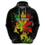 Jamaica Legend Bob Hoodie Lion With Cannabis Leaf Pattern - Wonder Print Shop