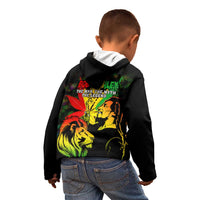 Jamaica Legend Bob Kid Hoodie Lion With Cannabis Leaf Pattern LT14