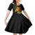 Jamaica Legend Bob Kid Short Sleeve Dress Lion With Cannabis Leaf Pattern - Wonder Print Shop
